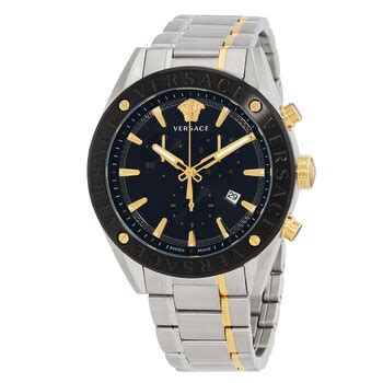 VERSACE character VEM800418 Chronograph black Dial Quartz 